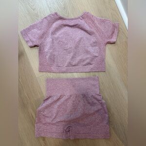Pink Seamless Activewear Set